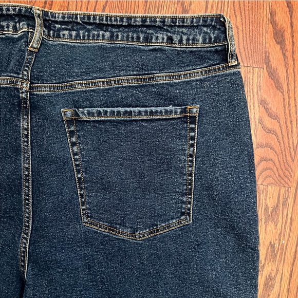 NWT Plus Size Ava & Viv Womens High-Rise 90's Straight Leg Jeans‎ Blue Denim 24 - Picture 5 of 11